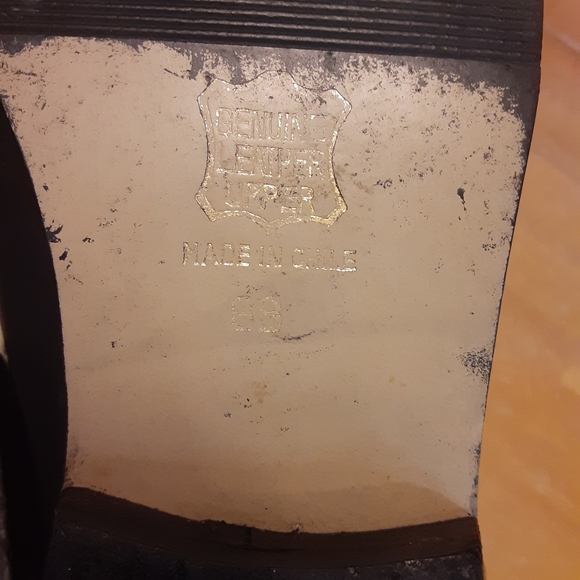 VINTAGE VIA MILANO BLACK KNEE HIGH 1" HEEL PULL ON LEATHER RIDING BOOTS WMS- 6B - Picture 13 of 15